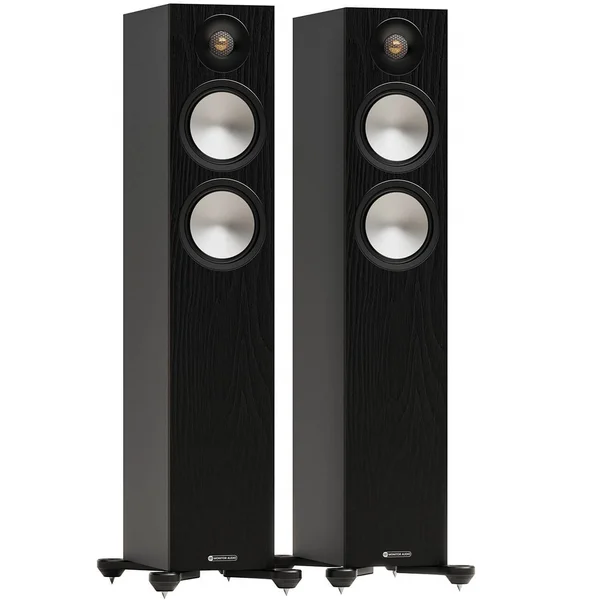 Monitor Audio Bronze 300 7G 2.5-Way Passive Floorstanding Speakers (Pair) - Black