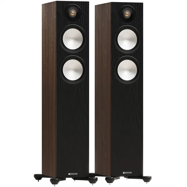 Monitor Audio Bronze 300 7G 2.5-Way Passive Floorstanding Speakers (Pair) - Walnut