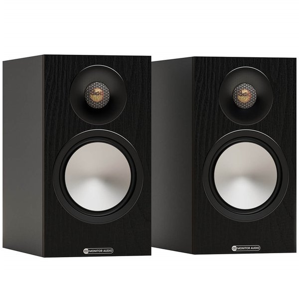 Monitor Audio Bronze 50 7G 2-Way Passive Desktop Bookshelf Speakers - Black