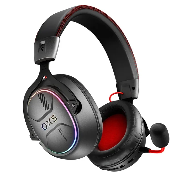 OXS Storm G2 Wired/Wireless Bluetooth+2.4GHz Multi-Platform Over-Ear Gaming Headset with Mic - Black