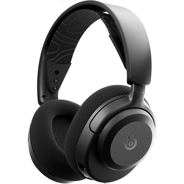 SteelSeries Arctis Nova 3P Wireless Bluetooth+2.4GHz Multi-Platform Over-Ear Gaming Headset with Mic - Black