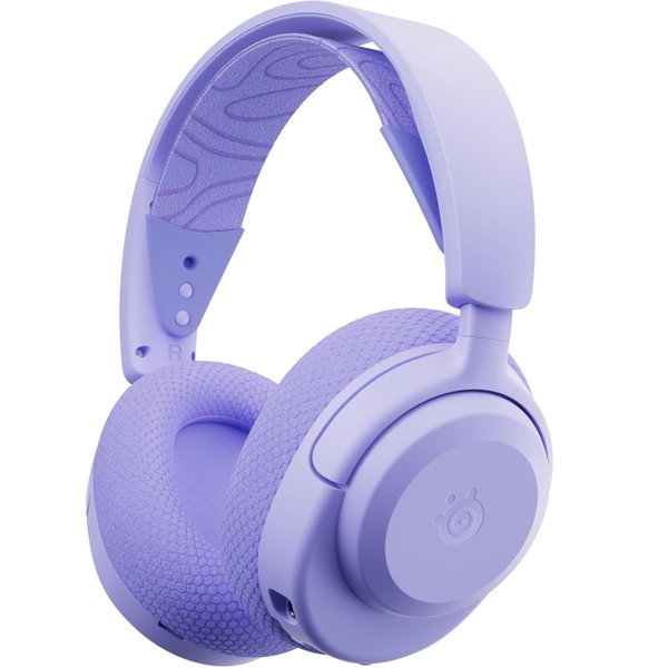 SteelSeries Arctis Nova 3P Wireless Bluetooth+2.4GHz Multi-Platform Over-Ear Gaming Headset with Mic - Lavender