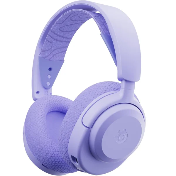 SteelSeries Arctis Nova 3P Wireless Bluetooth+2.4GHz Multi-Platform Over-Ear Gaming Headset with Mic - Lavender