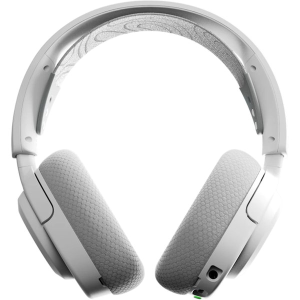 SteelSeries Arctis Nova 3P Wireless Bluetooth+2.4GHz Multi-Platform Over-Ear Gaming Headset with Mic - White