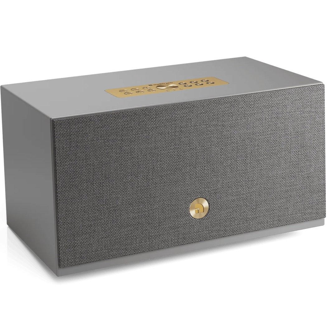Audio Pro C10 MkII W Multi-Room Wireless Bluetooth/WiFi Network Desktop Speaker - Grey