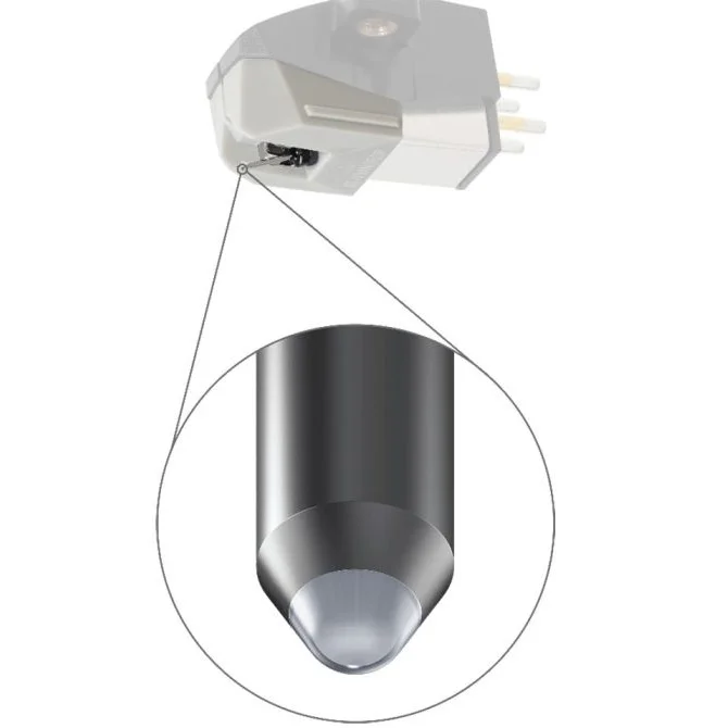 Audio-Technica AT-VMN95SP Conical Replacement Turntable Stylus Gray