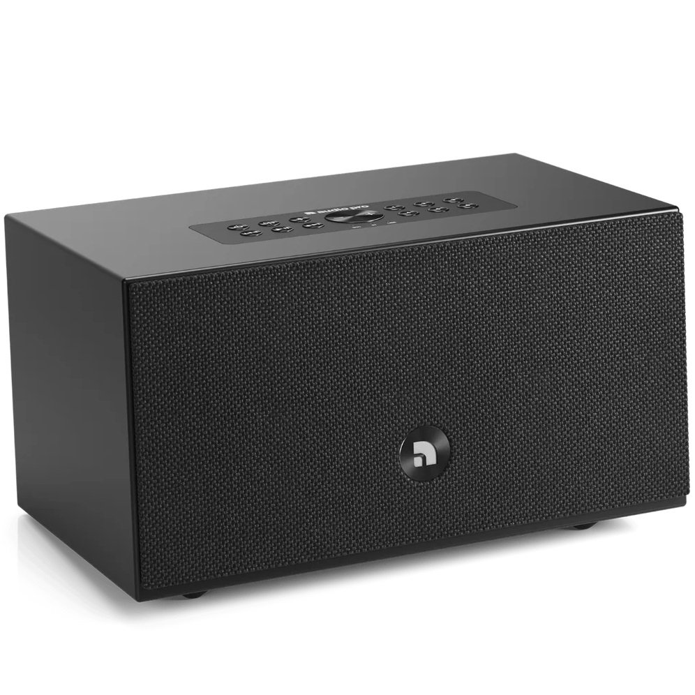Audio Pro C5 MkII W Multi-Room Wireless Bluetooth/WiFi Network Desktop Speaker - Black