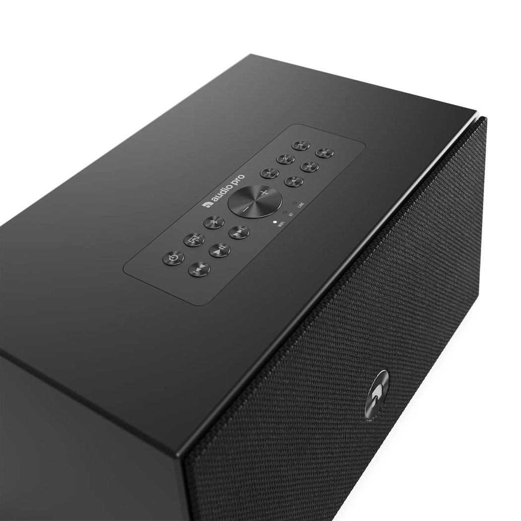 Audio Pro C5 MkII W Multi-Room Wireless Bluetooth/WiFi Network Desktop Speaker - Black