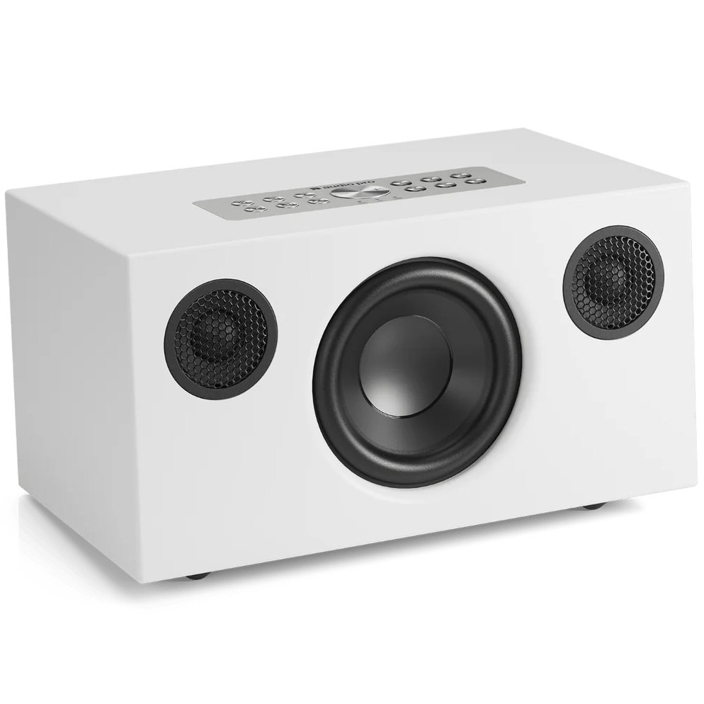 Audio Pro C5 MkII W Multi-Room Wireless Bluetooth/WiFi Network Desktop Speaker - White