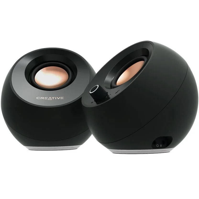 Creative Pebble Pro Wireless Bluetooth/USB Desktop PC Speakers - Black