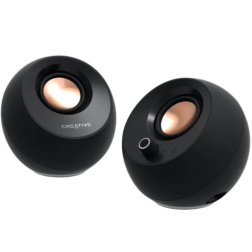 Creative Pebble Pro Wireless Bluetooth/USB Desktop PC Speakers - Black
