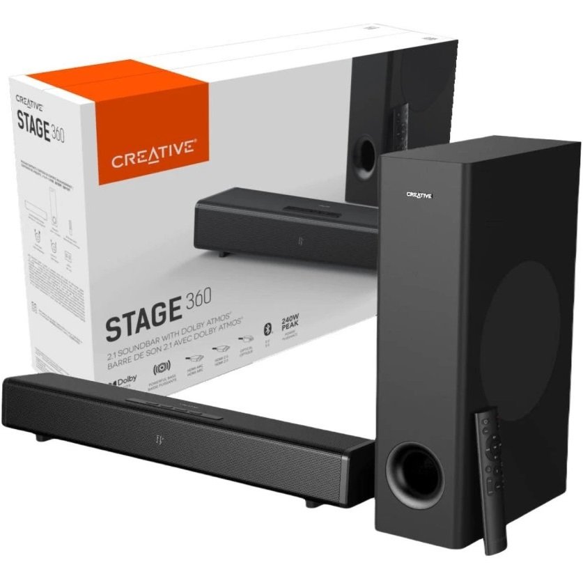 Creative Stage 360 Wireless Bluetooth 2.1 Soundbar Speaker