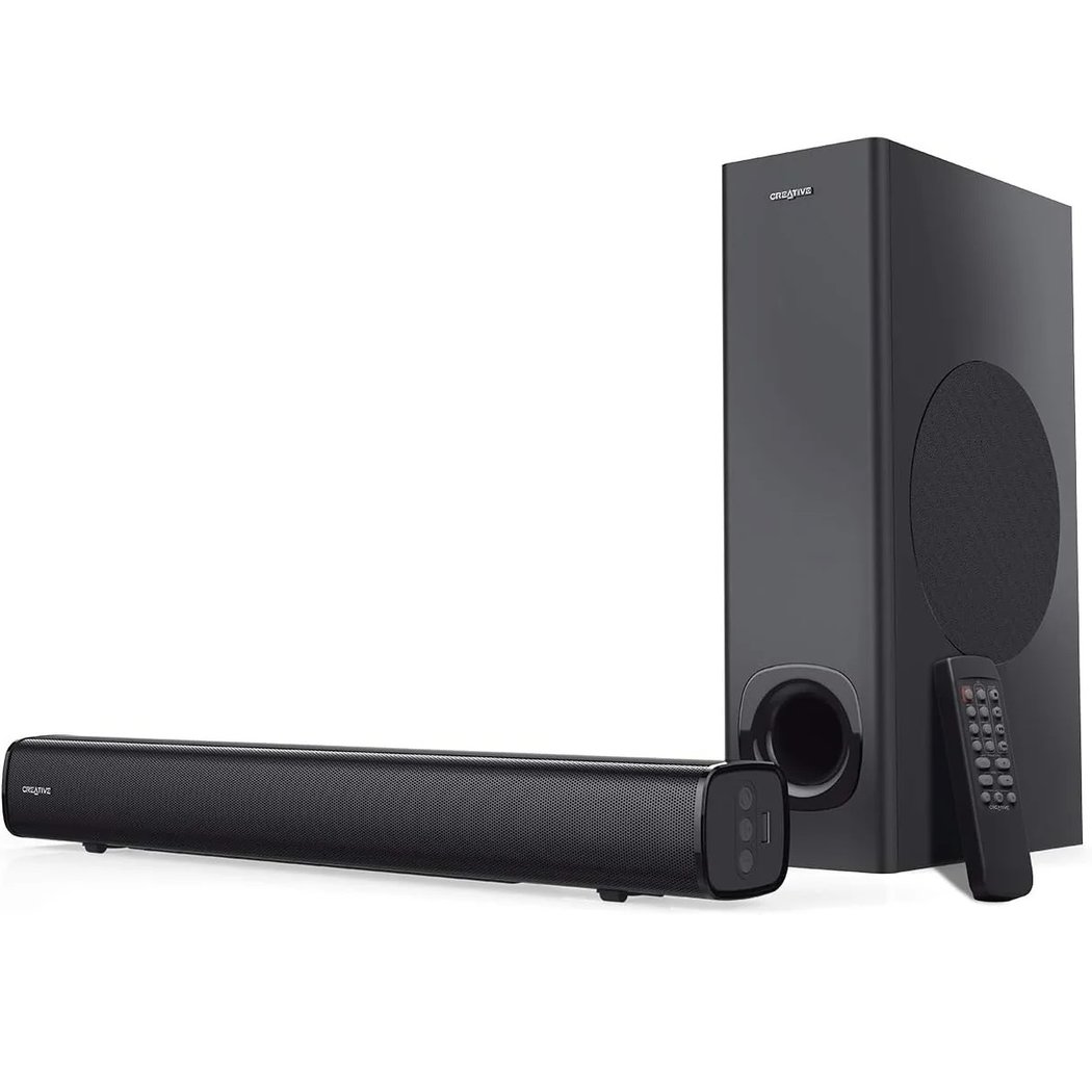 Creative Stage V2 2.1 Wireless Bluetooth Soundbar Speaker with 6.5″ Subwoofer (with HDMI)