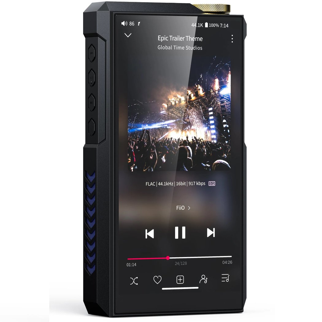 FiiO M27 MQA Digital Audio Player Aluminum Alloy Black DAP
