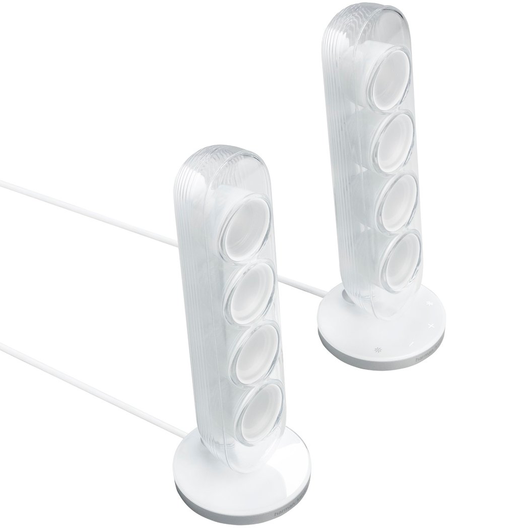 Harman Kardon SoundSticks 5 Wireless Bluetooth 2.1 Desktop Speaker System (with HDMI) - White