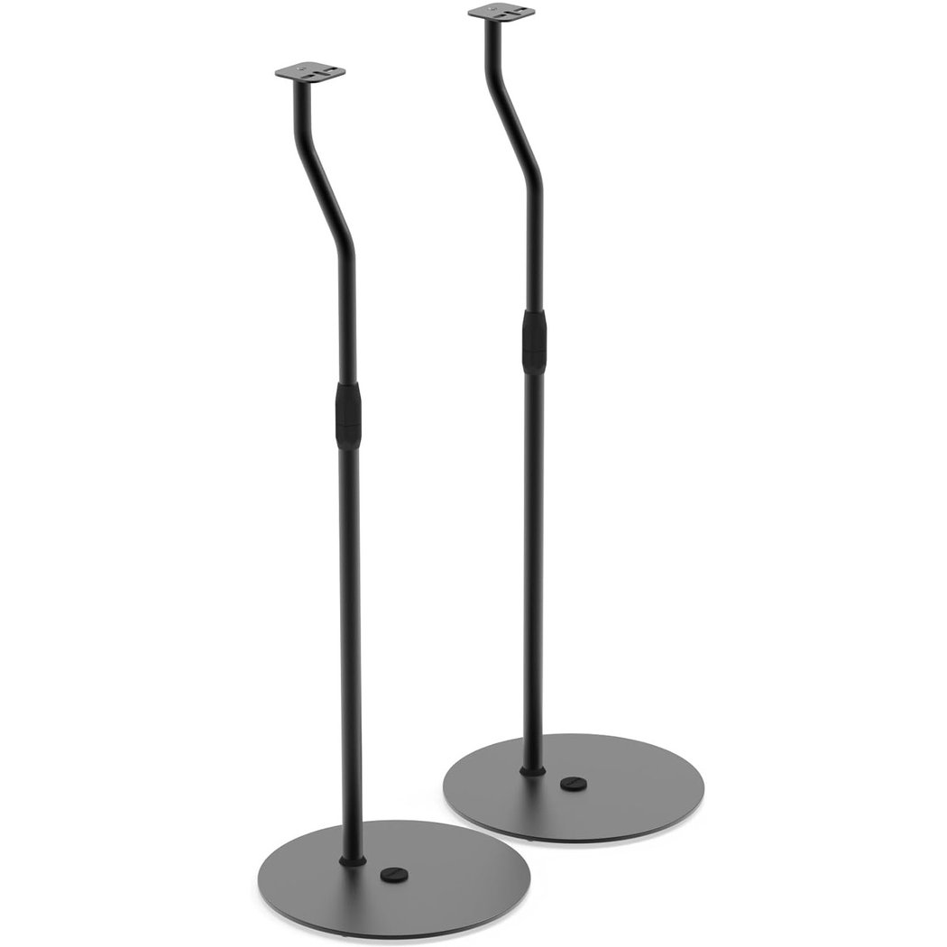 Kanto SLH Height Adjustable Universal Floor Speaker Stands for Lightweight Speakers