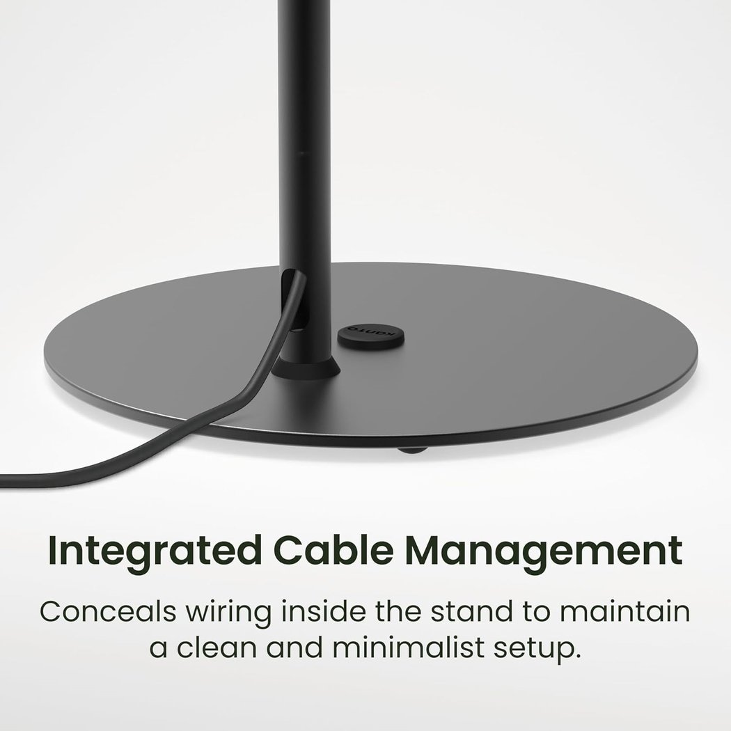 Kanto SLH Height Adjustable Universal Floor Speaker Stands for Lightweight Speakers