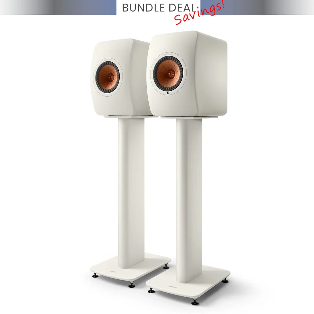 KEF LS50 Wireless II (LS50WII) + KEF S2 Floor Stand Audiophile HiFi Bundle