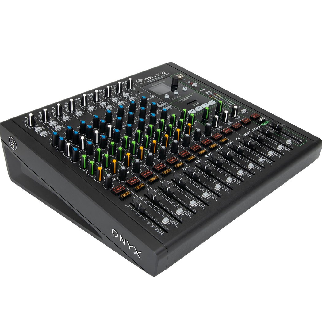 Mackie Onyx12 12-channel Analog Mixer with Multi-Track USB