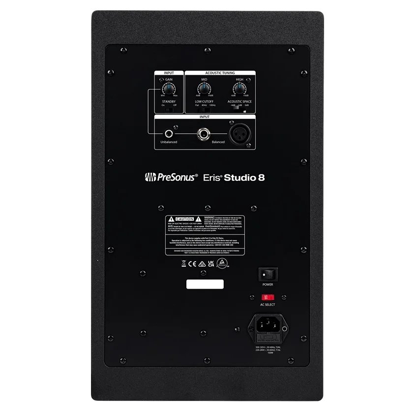 PreSonus Eris Studio 8 Studio Monitoring Desktop Bookshelf Speaker