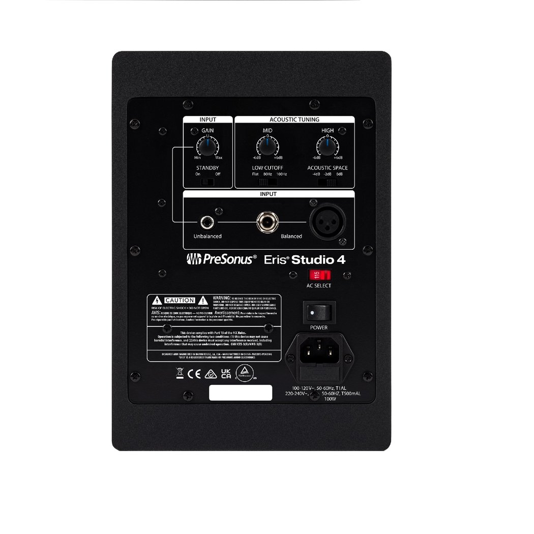 PreSonus Eris Studio 4 Studio Monitoring Desktop Bookshelf Speaker