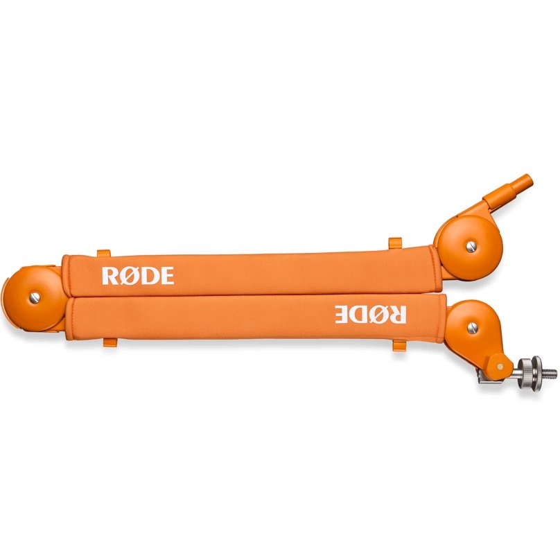 RODE PSA1+ Professional Studio Broadcast/Podcast Desk Clamp Boom Arm - Orange