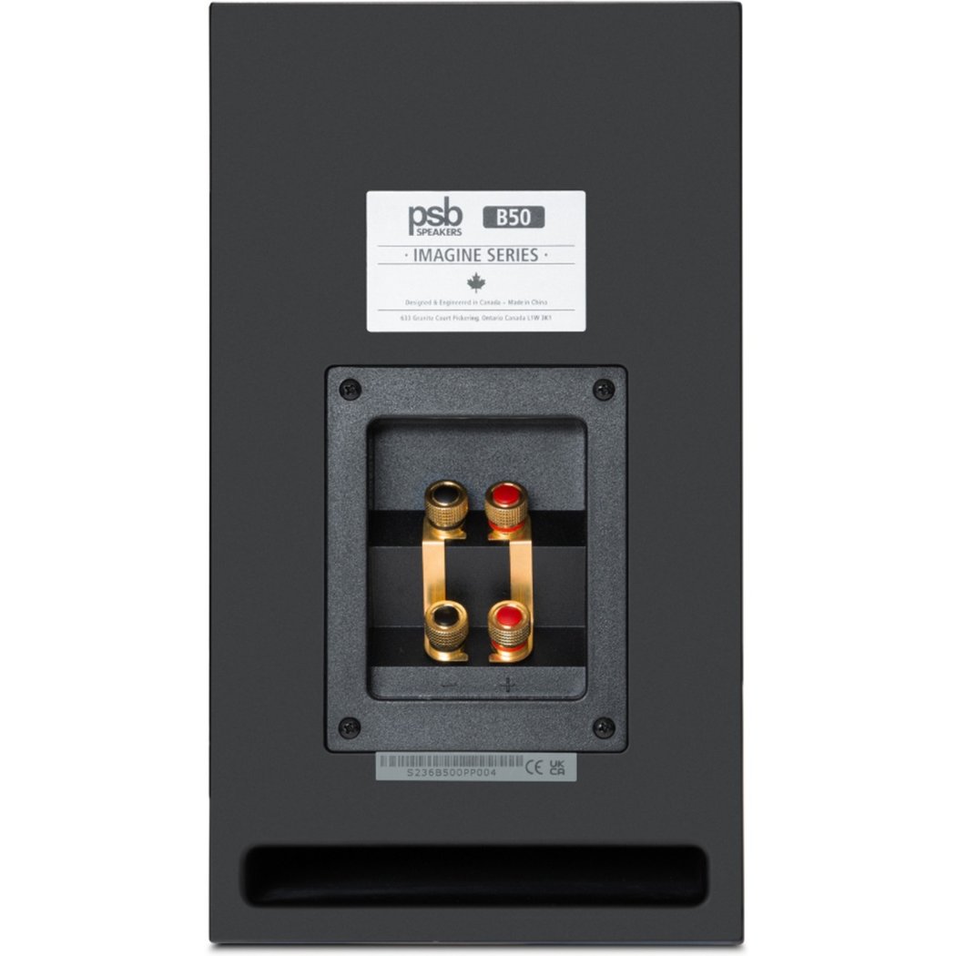 PSB Imagine B50 2-Way Passive Desktop Bookshelf Speakers - Satin Black