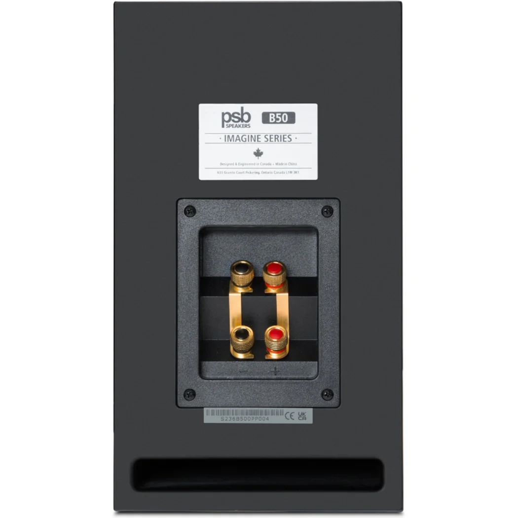 PSB Imagine B50 2-Way Passive Desktop Bookshelf Speakers - Satin Black