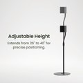 Kanto SLH Height Adjustable Universal Floor Speaker Stands for Lightweight Speakers