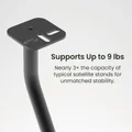 Kanto SLH Height Adjustable Universal Floor Speaker Stands for Lightweight Speakers