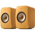 KEF LSX II MQA Multi-Room Wireless Bluetooth/WiFi Network Desktop Bookshelf Speakers (with HDMI) - Amber Haze