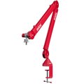 RODE PSA1+ Professional Studio Broadcast/Podcast Desk Clamp Boom Arm - Red
