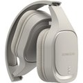 SonicGear Airphone 7 2025 Wireless Bluetooth Over-Ear Headphone Mic Microphone Calls Chalk Grey Off-White