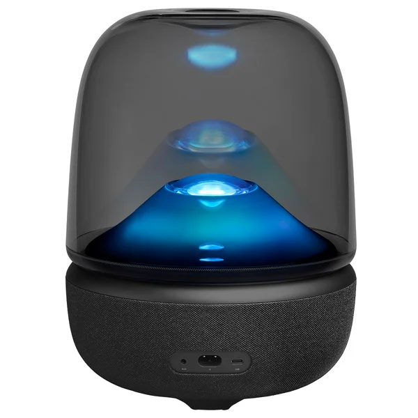 Harman Kardon Aura Studio 5 Wireless Bluetooth Desktop Speaker with Ambient Lighting - Black