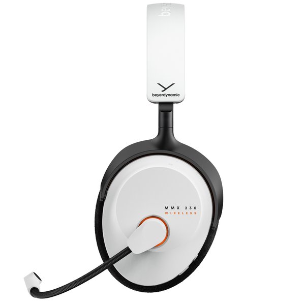 Beyerdynamic MMX 230 wireless Wired/Wireless Bluetooth+2.4GHz Noise-Cancelling Over-Ear Gaming Headset with Mic - White