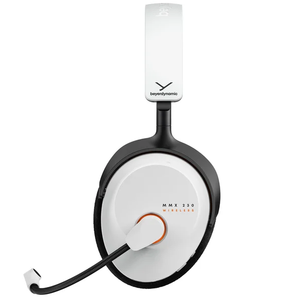 Beyerdynamic MMX 230 wireless Wired/Wireless Bluetooth+2.4GHz Noise-Cancelling Over-Ear Gaming Headset with Mic - White