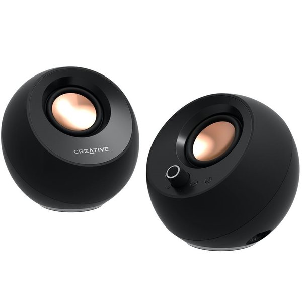 Creative Pebble Pro Wireless Bluetooth/USB Desktop PC Speakers - Black