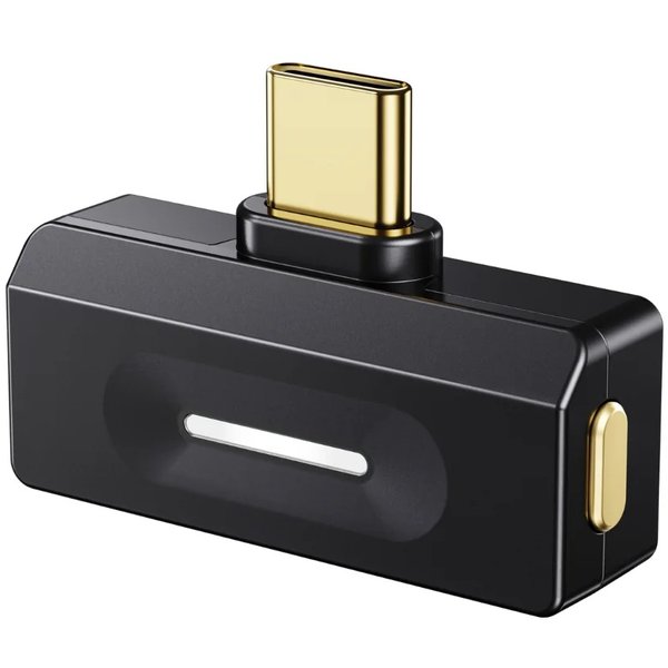 FiiO Air Link Portable High-Res Wireless Bluetooth Transmitter USB Type-C Dongle with USB-C Charging Port - Black