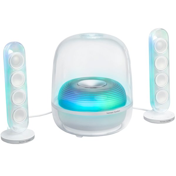 Harman Kardon SoundSticks 5 Wireless Bluetooth 2.1 Desktop Speaker System (with HDMI) - White