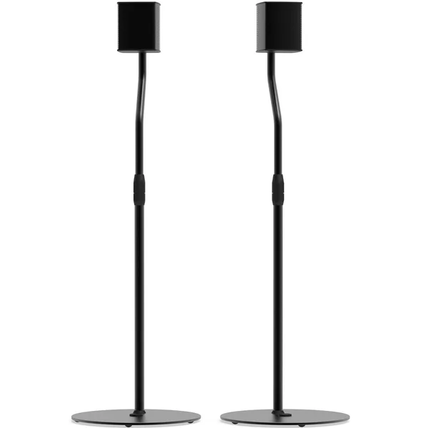 Kanto SLH Height Adjustable Universal Floor Speaker Stands for Lightweight Speakers (up to 9 lbs)