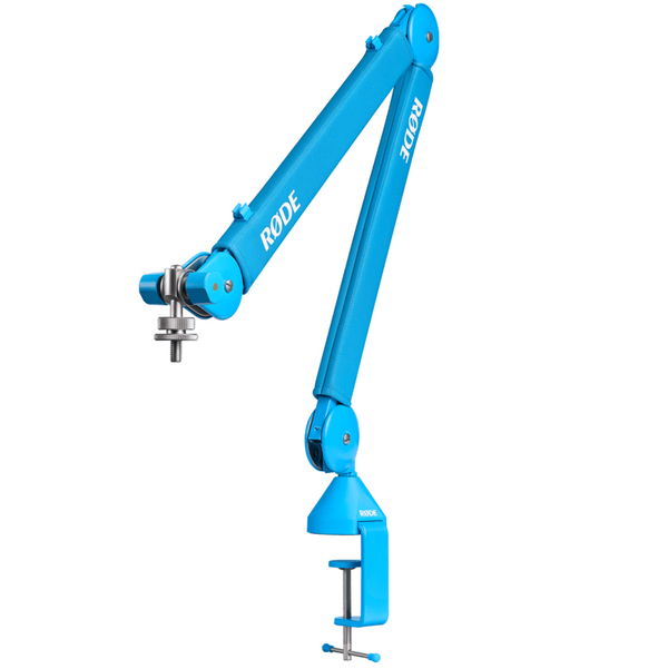 RODE PSA1+ Professional Studio Broadcast/Podcast Desk Clamp Boom Arm - Blue