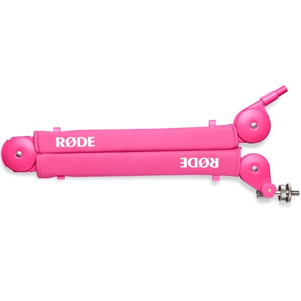 RODE PSA1+ Professional Studio Broadcast/Podcast Desk Clamp Boom Arm - Pink