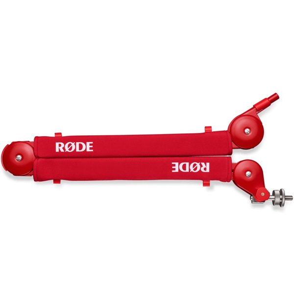 RODE PSA1+ Professional Studio Broadcast/Podcast Desk Clamp Boom Arm - Red