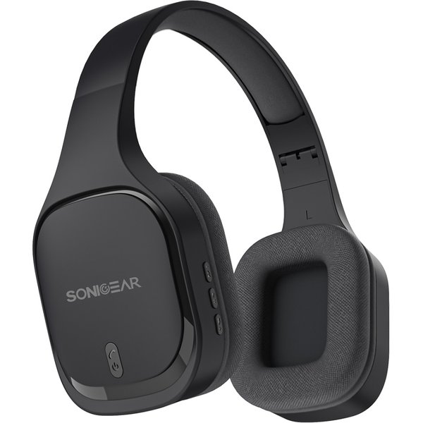 SonicGear Airphone 7 (2025) Wireless Bluetooth Over-Ear Headphone with Mic - Graphite