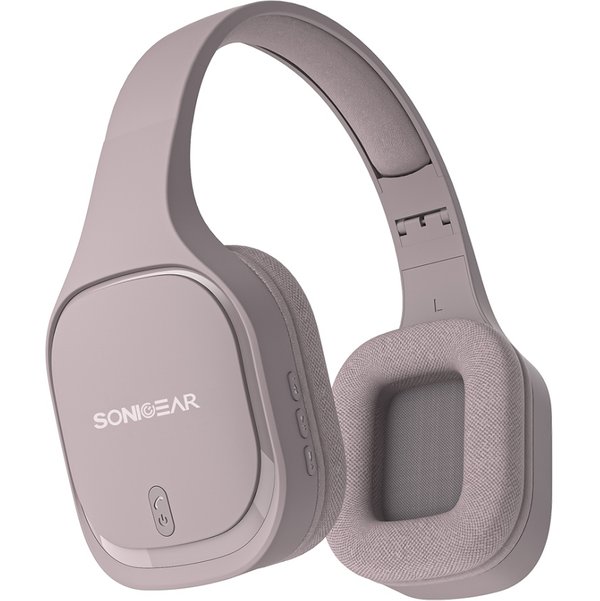 SonicGear Airphone 7 (2025) Wireless Bluetooth Over-Ear Headphone with Mic - Mauve