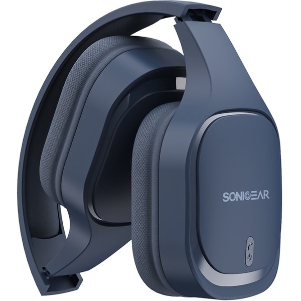 SonicGear Airphone 7 (2025) Wireless Bluetooth Over-Ear Headphone with Mic - Navy
