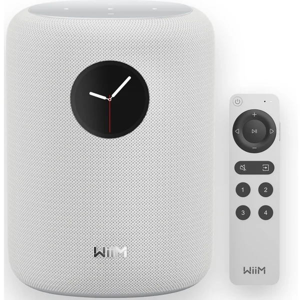 WiiM Sound Multi-Room Wireless Bluetooth/WiFi Network Desktop Speaker - White