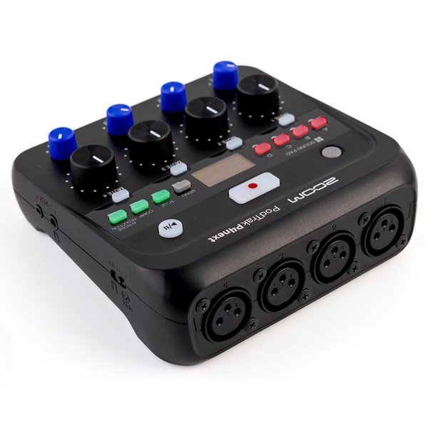 Zoom PodTrak P4next Portable USB Audio Interface for Podcast Recording