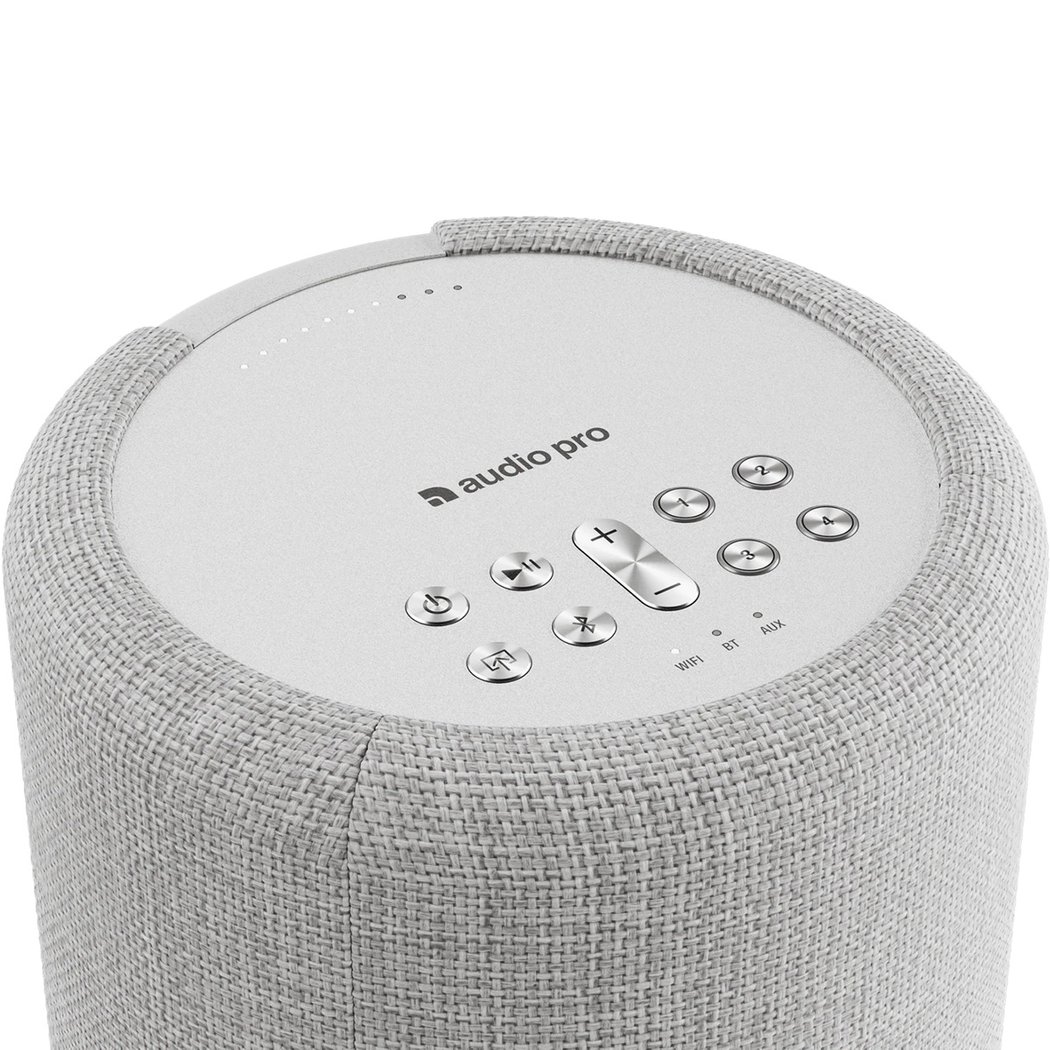 Audio Pro A10 MkII W Multi-Room Wireless Bluetooth WiFi Network Speaker Light Grey