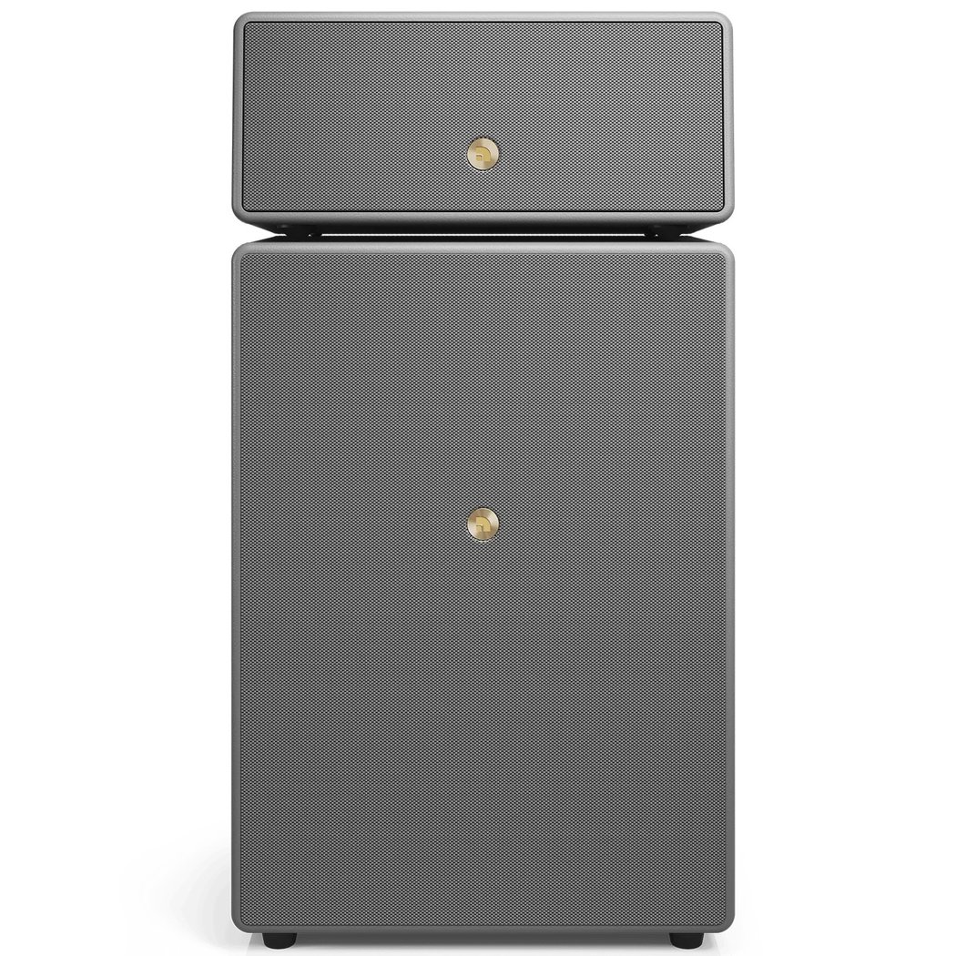 Audio Pro Drumfire II W Multi-Room Wireless Bluetooth/WiFi Network Speaker with Subwoofer - Grey